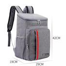 Mochila Térmica Cooler cores aleatorias 42x29x19cm 18 Litros, com Alças e Bolsos Laterais