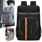 Mochila Térmica Cooler Grande 25L Refrigera por até 18H Impermeável, Ideal para Praia, Camping Churrascos, com Chaveiro Abridor de Garrafas PRETO