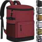 Mochila térmica Tenot 33 latas isolada à prova de vazamentos vermelha Mochila térmica Tenot 33 latas isolada à prova de vazamentos vermelha