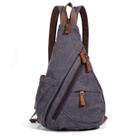 Mochila tiracolo pequena de lona Sling Bag KL928 impermeável