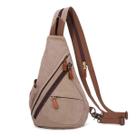 Mochila tiracolo pequena de lona Sling Bag KL928 impermeável