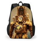 Mochila Titans Clocks Anime School Poliéster 30x16x40cm