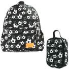 Mochila tradicional + lancheira térmica soccer - sabra