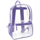 Mochila Trail Maker Clear Transparente PVC Purple Kids