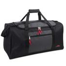 Mochila Trailmaker 55L de lona leve de 24 polegadas preta