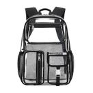 Mochila Transparente Cusangel Heavy Duty - Grande Capacidade - TPU Preta Mochila Transparente Cusangel Heavy Duty - Grande Capacidade - TPU Preta
