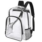 Mochila transparente Fomaris Transparente para Escola Preta