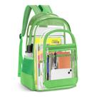 Mochila Transparente KIMNERPU de PVC - Grande Capacidade - Verde Mochila Transparente KIMNERPU de PVC - Grande Capacidade - Verde