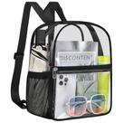 Mochila Transparente Slumou Stadium Aprovada - 30x24x15cm - Preta Mochila Transparente Slumou Stadium Aprovada - 30x24x15cm - Preta