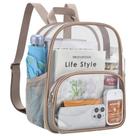 Mochila transparente USPECLARE para eventos em estádios, pequena, 29x24x15cm