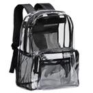 Mochila transparente Vorspack Extra Large PVC transparente preta