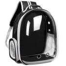 Mochila Transporte Pet Visor Cápsula Panorâmico Lovely Vibe cor:preta