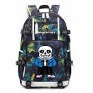 Mochila Undertales Sans Cartoon Kids School 30x15x47cm Mochila Undertales Sans Cartoon Kids School 30x15x47cm