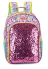 Mochila Unicórnio Lantejoulas e Brilhos - Modelo Alça de Costas Mochila Unicórnio Lantejoulas e Brilhos - Modelo Alça de Costas