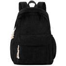 Mochila Unineovo School for Teens Corduroy para laptop de 17 polegadas preta