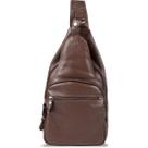 Mochila Unissex Transversal em Couro Artlux 1343 Mochila Unissex Transversal em Couro Artlux 1343