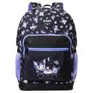 Mochila Universitária Kuromi College Feminina Estampa Zíper -