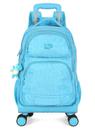 MOCHILA UP4YOU AZUL CLARA 360º CARRINHO REFORÇADO - Luxcel