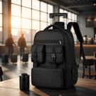 Mochila Vácuo Rodinhas Bordo Viagem 30l Cabine Mala Grande Impermeável Compressão