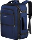 Mochila Vancropak Carry On 40L expansível para viagens azul