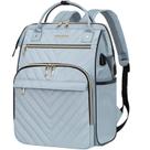 Mochila VANKEAN para laptop de 17 polegadas à prova d'água azul claro