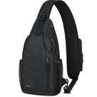 Mochila Voova Crossbody Sling Bag pequena 38x18x8 cm preta