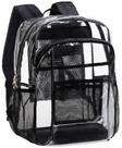 Mochila Vorspack Clear Heavy Duty Black para locais de trabalho universitários Mochila Vorspack Clear Heavy Duty Black para locais de trabalho universitários
