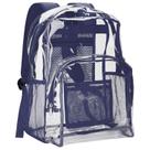 Mochila Vorspack Clear PVC Transparente Heavy Duty Navy Mochila Vorspack Clear PVC Transparente Heavy Duty Navy