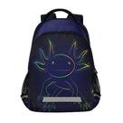 Mochila Vozoza Arco-Íris Axolote para Crianças para a Escola 6-12 Anos