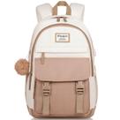Mochila WINDARS School para meninas adolescentes 17,3" para laptop cáqui