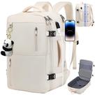 Mochila XJ-HOME Extra Large Carry On 45L à prova d'água bege