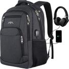 Mochila YAMTION School de 17 polegadas com porta USB resistente à água Mochila YAMTION School de 17 polegadas com porta USB resistente à água