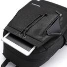 Mochilas esportivas de lazer mochila impermeável com cadarço preto