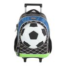 Mochilete Escolar Infantil Luxcel Futebol Azul - IC41742UP