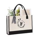 Moda alfabeto impresso senhoras bolsa grande capacidade durável diário casa bolsa de viagem Moda alfabeto impresso senhoras bolsa grande capacidade durável diário casa bolsa de viagem
