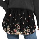 Moda feminina impressão botão cintura extensor slim casual elástico mini saia
