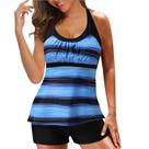Moda Feminina Impressão Sexy Biquíni Push-up Acolchoado Swimwear Swimsuit Beachwear Set