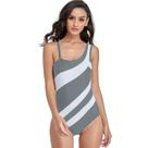 Moda feminina listrada biquíni minimalista sexy colete feminino macacão maiô Moda feminina listrada biquíni minimalista sexy colete feminino macacão maiô