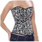 Moda feminina plus sice desossada espartilhos divertidos shapewear roupa íntima sexy