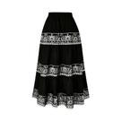 Moda feminina plus size adequada para viagens e recreação com saia com estampa geométrica Moda feminina plus size adequada para viagens e recreação com saia com estampa geométrica