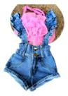 Moda Jeans Menina Luxo Infantil Blogueirinha 4 Ao 12