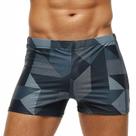 Moda Praia Masculina plus Size ESCATCH 2025: Sunga Estampada Elástica Com Bojo