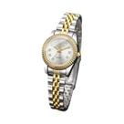 Moda strass feminino relógio de quartzo calendário relógio de pulso presente reloj mujer (sem caixa)