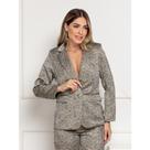 MODAS DOMI Blazer Feminino Brilhoso 99 Elegância e Estilo