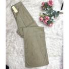 MODAS DOMI Calça Cargo Wide Leg Feminina Sarja Modelo Flare Pantalona 113