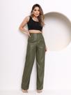 MODAS DOMI Calça de material sintético Pantalona Coleção Nova 0128