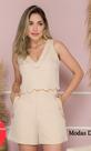 MODAS DOMI Conjunto Alfaiataria Babado Nuvem 6416