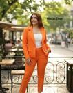 MODAS DOMI Conjunto De Blazer e Calça Alfaiataria 8435 MODAS DOMI Conjunto De Blazer e Calça Alfaiataria 8435