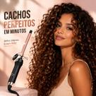 Modelador de Cachos 9mm Profissional Bivolt Cachos Definidos Sem Frizz