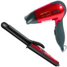 Modelador de Cachos Mondial Red Infinity EM-12+ SECADOR DE CABELO MONDIAL SC-10 DE VIAGEM Modelador de Cachos Mondial Red Infinity EM-12+ SECADOR DE CABELO MONDIAL SC-10 DE VIAGEM